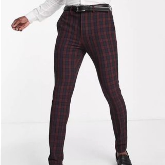 Mens Plaid Suit - Picture 4 of 8